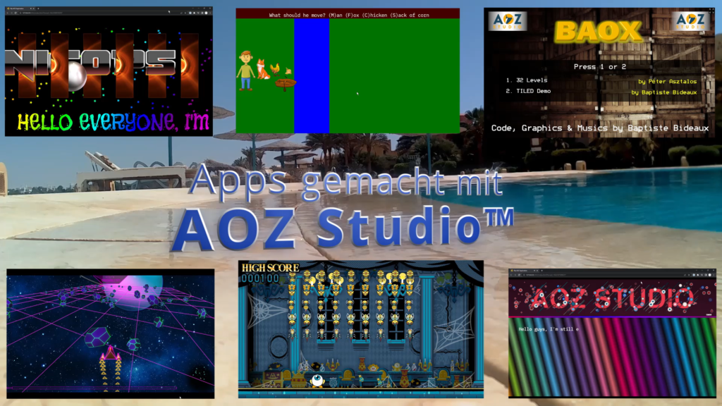 Apps gemacht mit AOZ Studio™
